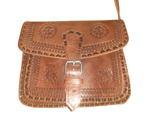 Bolso trapecio Mediano cuero