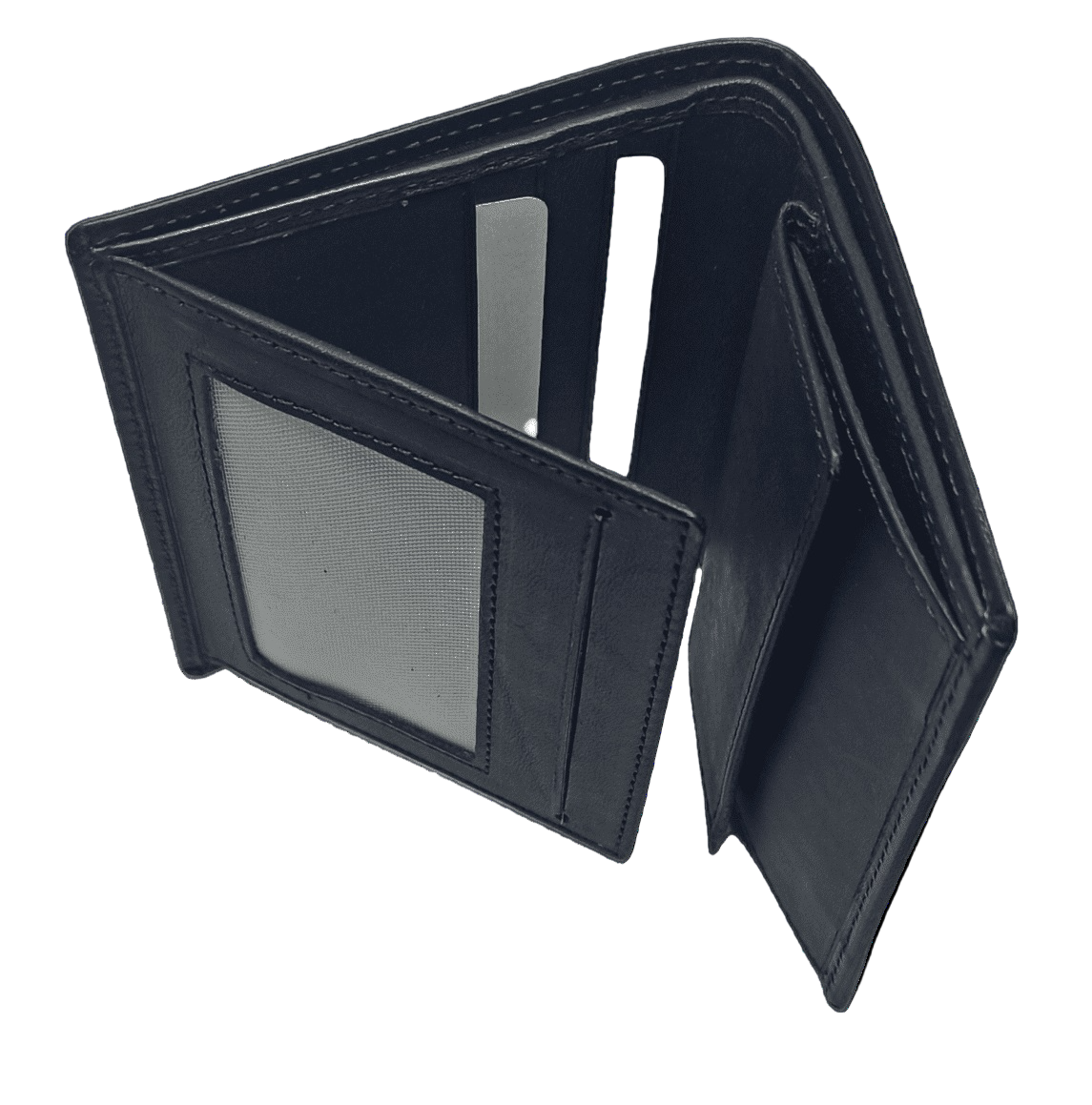 CARTERA DE PIEL COLOR NEGRO. ESPAÑA