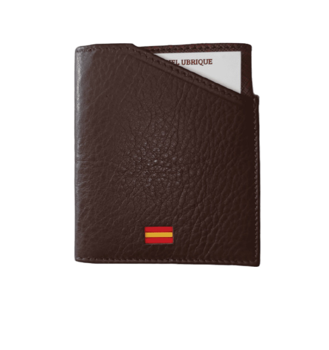 CARTERA PIEL MARRÓN. TAMAÑO REDUCIDO