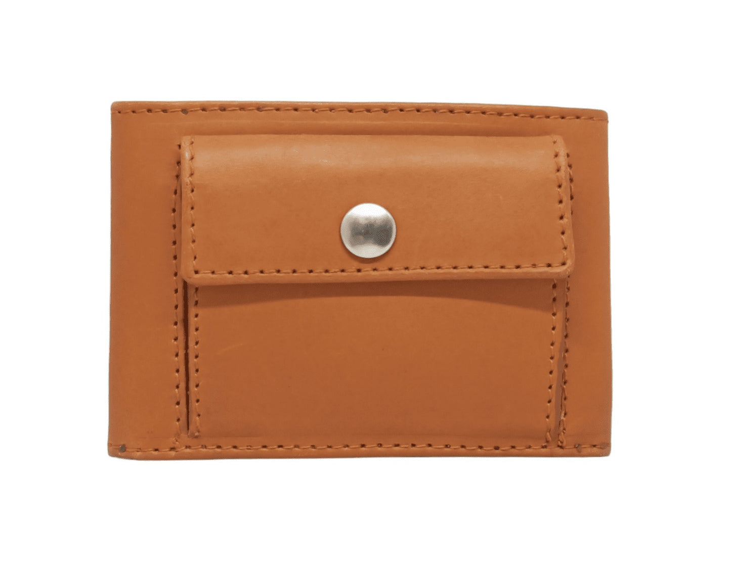 CARTERA PIEL. COLOR MARRÓN. TAMAÑO REDUCIDO