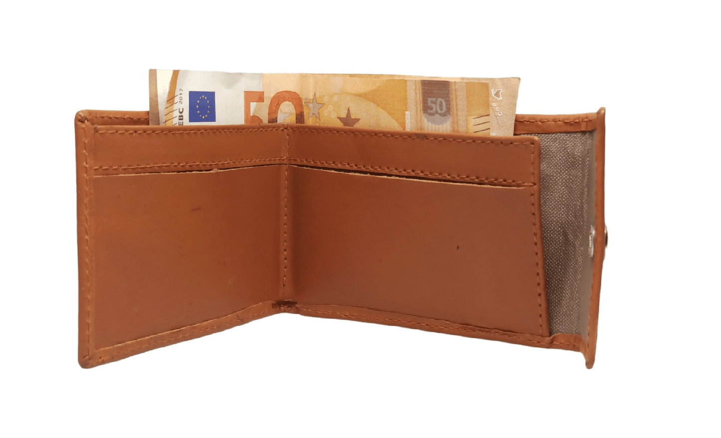 CARTERA PIEL. COLOR MARRÓN. TAMAÑO REDUCIDO