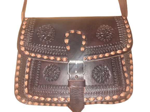 Bolso trapecio Mediano cuero