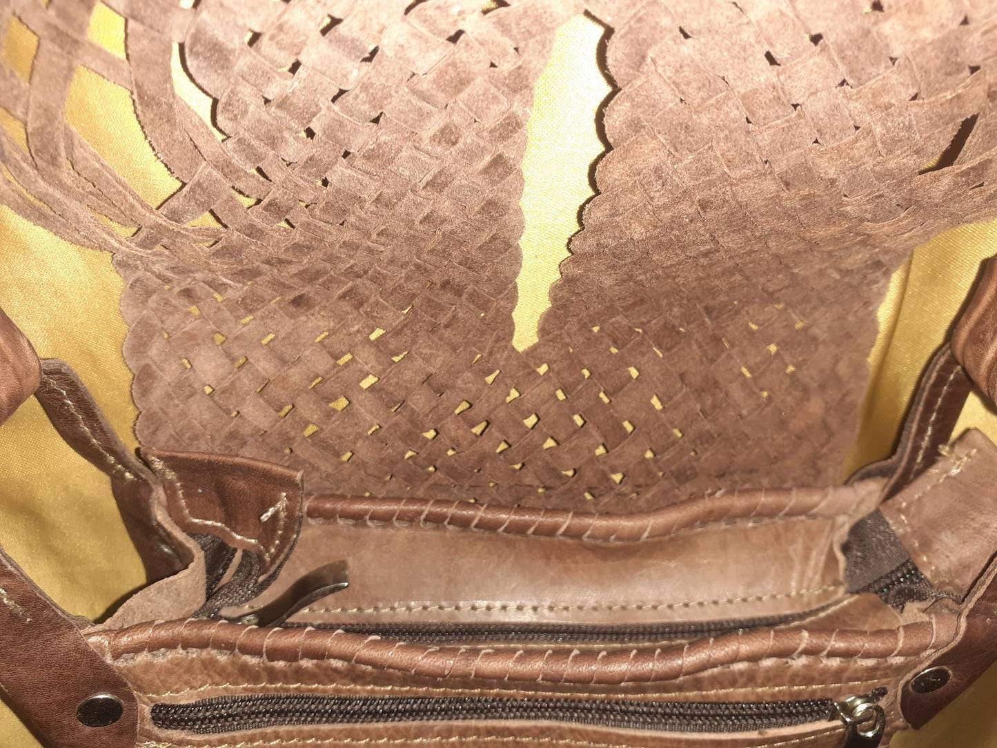 Bolso de flecos mediano