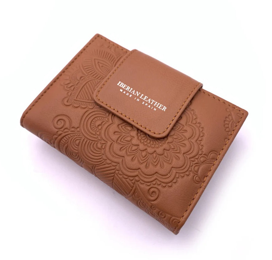 CARTERA BILLETERO MUJER. MARRÓN SM