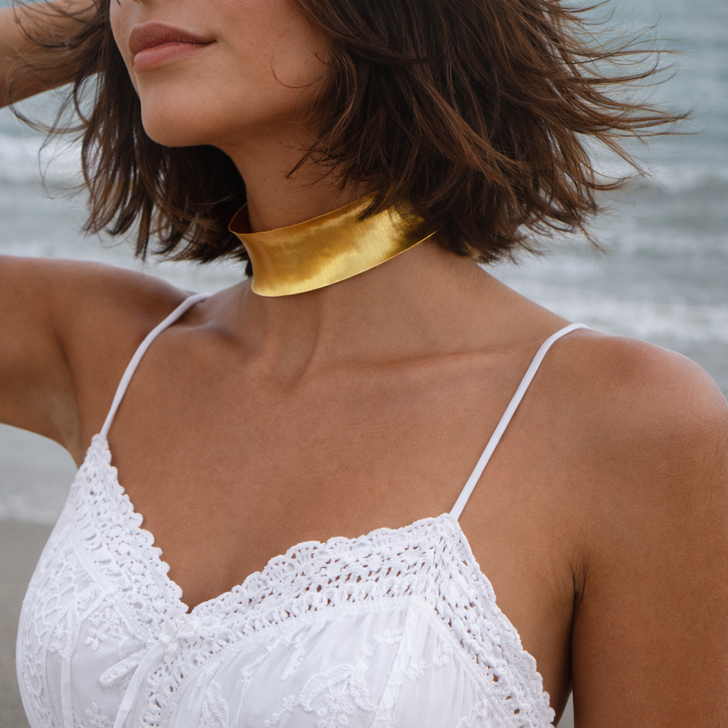 Gold-plated MASÁI choker