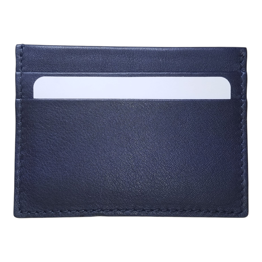 TARJETERO DE PIEL. COLOR NEGRO