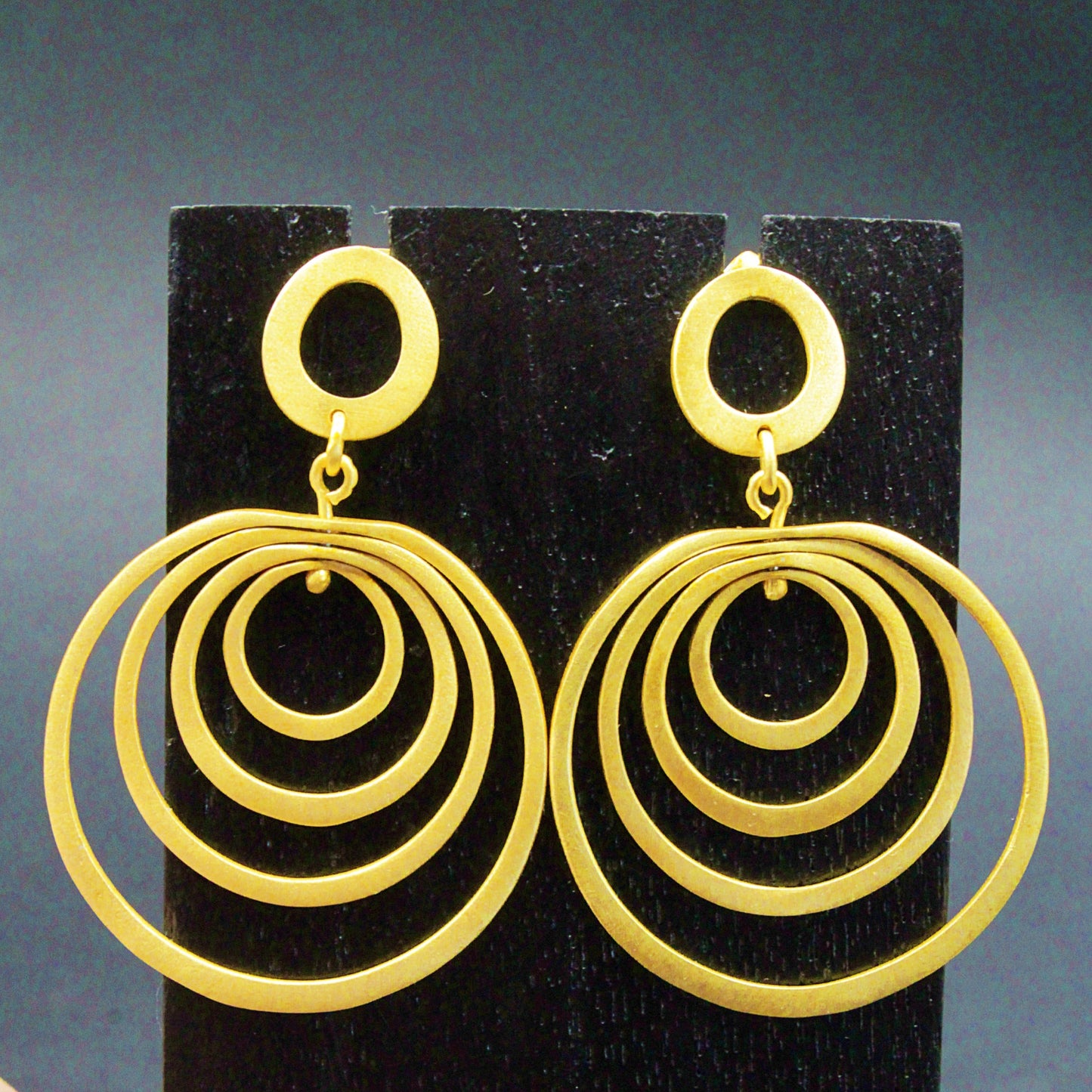 MILLE ANELLI gold plated designer earrings