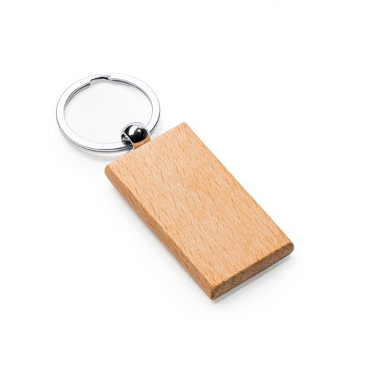 LLAVERO MADERA RECTANGULAR